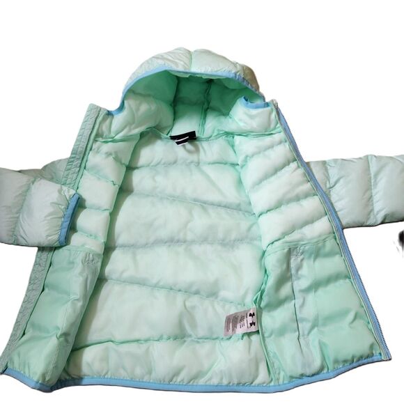 Under Armour Girls Hooded Jacket – Size 5, Mint, Unworn - Picture 3 of 7